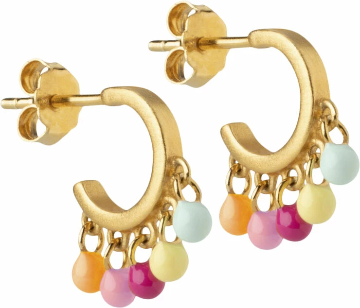 ENAMEL Copenhagen Hoops, Rainbow 925S/GP/M