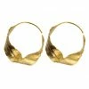 Hultquist Twisted Leaf Earring Gold
