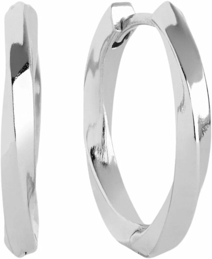 Carré Jewellery THE TWIST HOOPS Silver