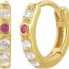 Hultquist Ruby Hoops Gold
