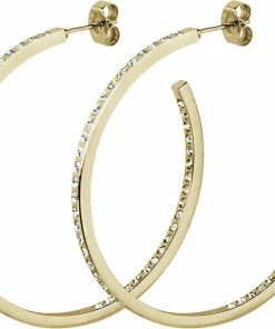 DYRBERG/KERN Quinnie Sg Crystal Øreringe Guld