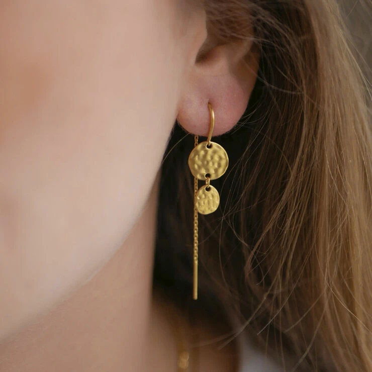 ENAMEL Copenhagen Earring, Annora 925S/GP/M - Billede 2