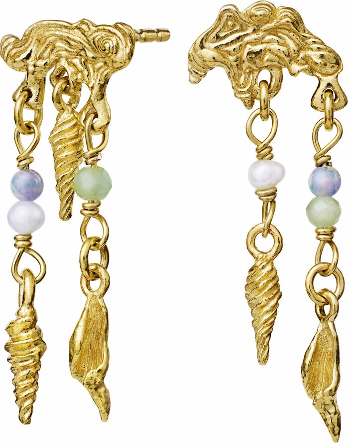 Maanesten Ewania Earrings Sterling Silver (925) Gold Plated - Billede 2