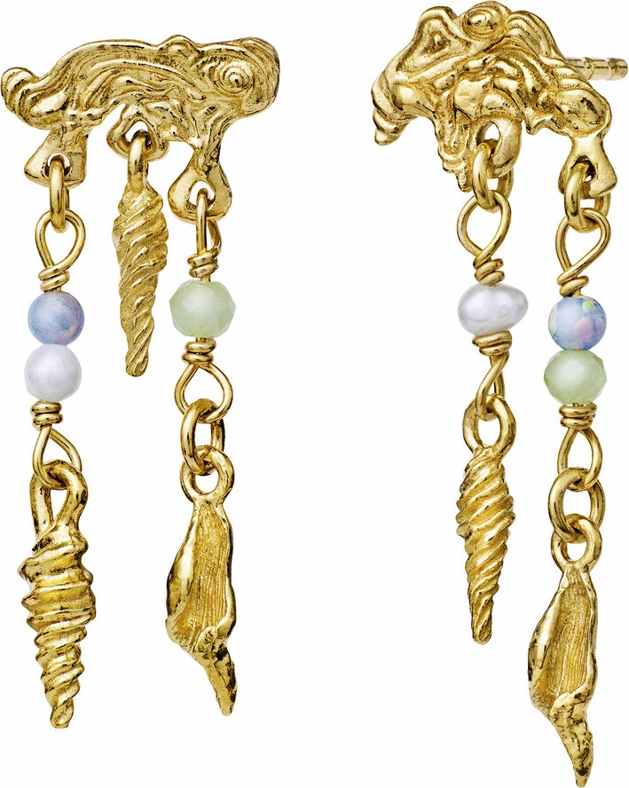 Maanesten Ewania Earrings Sterling Silver (925) Gold Plated - Billede 3