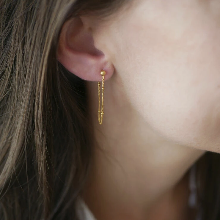 ENAMEL Copenhagen Earring, Bea 925S/GP/M - Billede 3