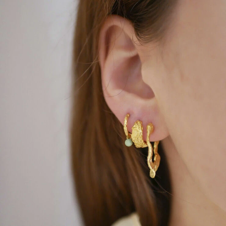 ENAMEL Copenhagen Earring, Liliana 925s/Gp/M - Billede 2