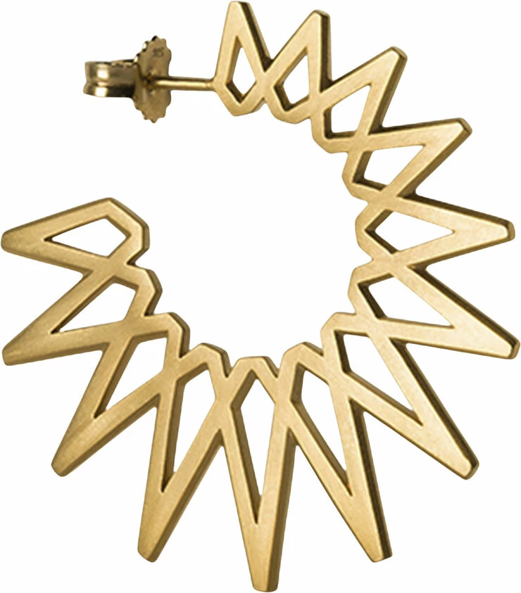Jane Kønig Sun Earring, Gold-plated Silver 221