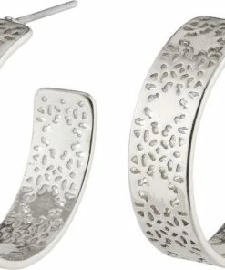 Pilgrim MEDIUM SILVER-PLATED CAROL HOOPS