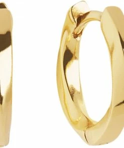 Carré Jewellery THE TWIST HOOPS Gold
