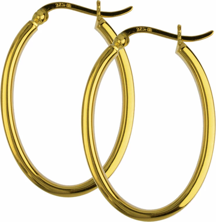 Hultquist Classic Annika øreringe. Diameter: 35 Mm. Guld