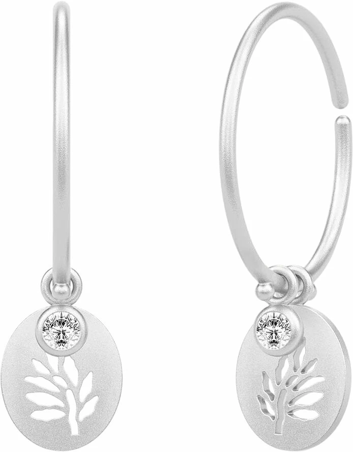 Julie Sandlau Tree Of Life Medium Hoops Sølv