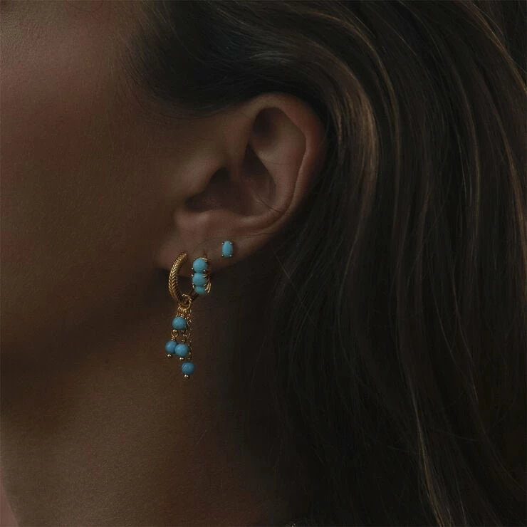 Carré Jewellery EAR POST Gold - Billede 3