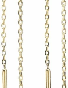 ENAMEL Copenhagen Earring, Hoop Chain 925S/GP