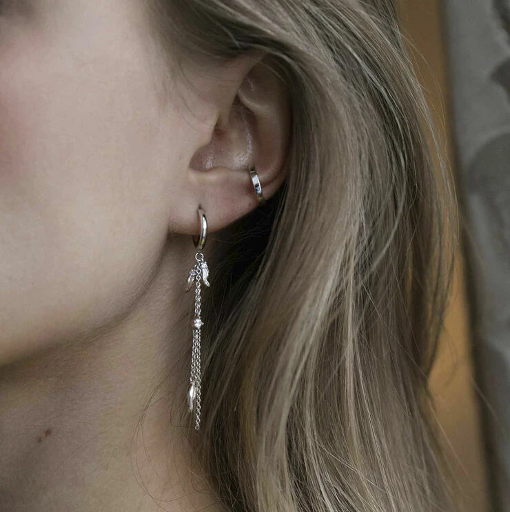 Sif Jakobs Jewellery ELLERA PIANURA PICCOLO EAR CUFF Sterlingsølv 925 - Billede 2