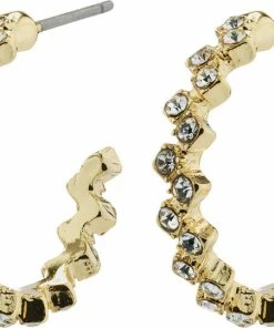 Pilgrim Øreringe : Jolene : Guldbelagt : Kr