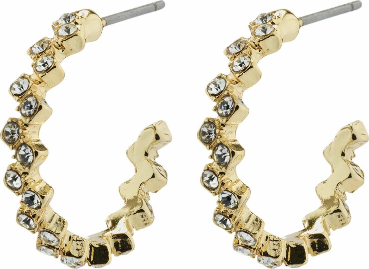 Pilgrim Øreringe : Jolene : Guldbelagt : Kr