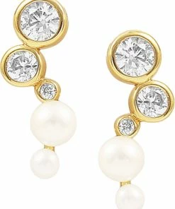 Hultquist Agnes Pearl &oslash;restikker Guld