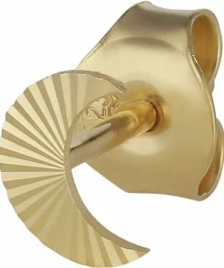 Jane Kønig Reflection Halfmoon Stud, Gold-plated Sterling Silver 221