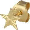 Jane K&oslash;nig Reflection Star Stud, Gold-plated Sterling Silver 221