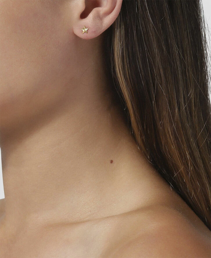 Jane Kønig Reflection Star Stud, Gold-plated Sterling Silver 221 - Billede 3