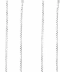 Pernille Corydon Jewellery Cloudy Rose Earchains Length 50 Mm