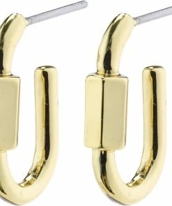 Pilgrim Øreringe : Optimism : Guldbelagt