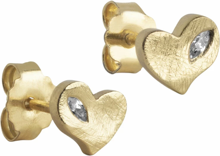 ENAMEL Copenhagen Studs, Rosalie Clear CZ