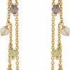 Pernille Corydon Jewellery Shade Earchains Length 10 Cm Goldplated