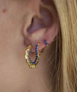 ENAMEL Copenhagen Hoops, Enora Navy Blue