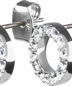 DYRBERG/KERN Koro ørestikker Sølv, Klar