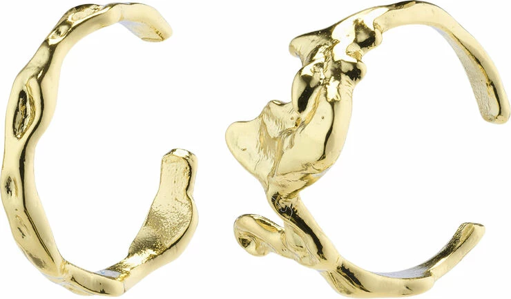 Pilgrim Øreringe : Antoinette : Guldbelagt