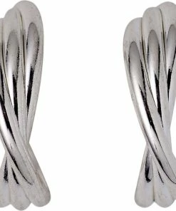 Pilgrim &Oslash;reringe Jenifer_pi S&oslash;lvbelagt Sølv