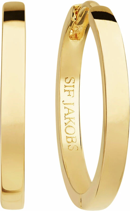 Sif Jakobs Jewellery ELLERA PIANURA GRANDE EARRINGS 18K Gold Plated