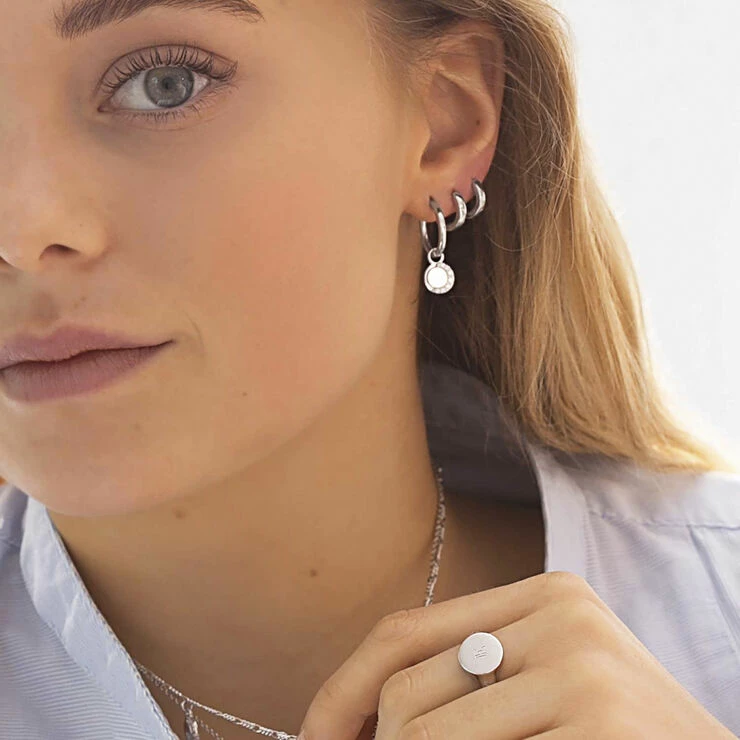 Sif Jakobs Jewellery PORTOFINO LUNGO EARRINGS 928 Sterling Silver - Billede 2