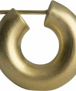 Jane Kønig Small Chunky Hoop, Gold-plated Sterling Silver 221