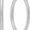 Carr&eacute; Jewellery HOOPS Silver