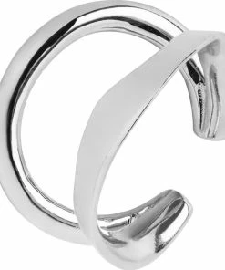 Maria Black Ripples Ear Cuff Silver HP Silver