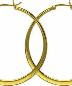 Hultquist Classic Asta Large øreringe. Diameter: 45 Mm. Guld