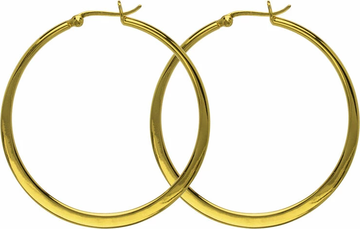 Hultquist Classic Asta Large øreringe. Diameter: 45 Mm. Guld