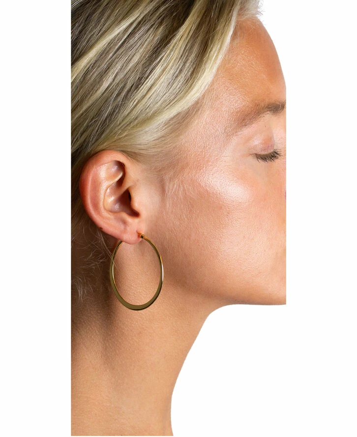 Hultquist Classic Asta Large øreringe. Diameter: 45 Mm. Guld - Billede 2