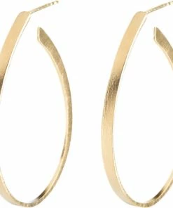 Pernille Corydon Jewellery Oval Creoles Size 35 Mm