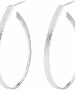 Pernille Corydon Jewellery Oval Creoles Size 35 Mm