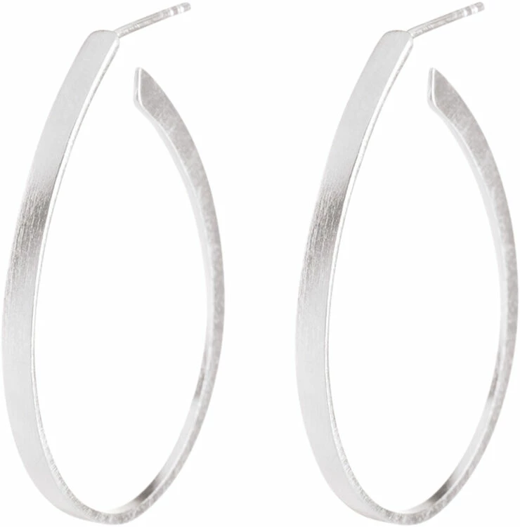 Pernille Corydon Jewellery Oval Creoles Size 35 Mm