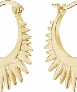 ENAMEL Copenhagen Earring, Sunrays 925S/GP/M