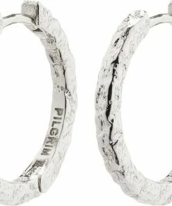 Pilgrim Øreringe : Elanor : Sølvbelagt