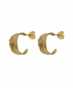 Hultquist Leaf Earring Gold