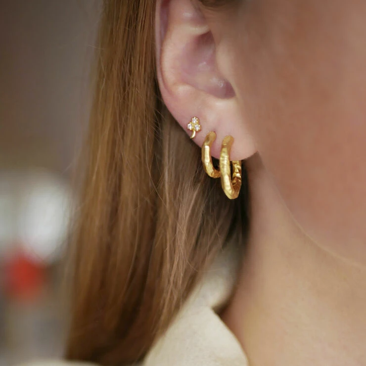 ENAMEL Copenhagen Hoops, Hali 15,5 Mm 925S/GP/M - Billede 3