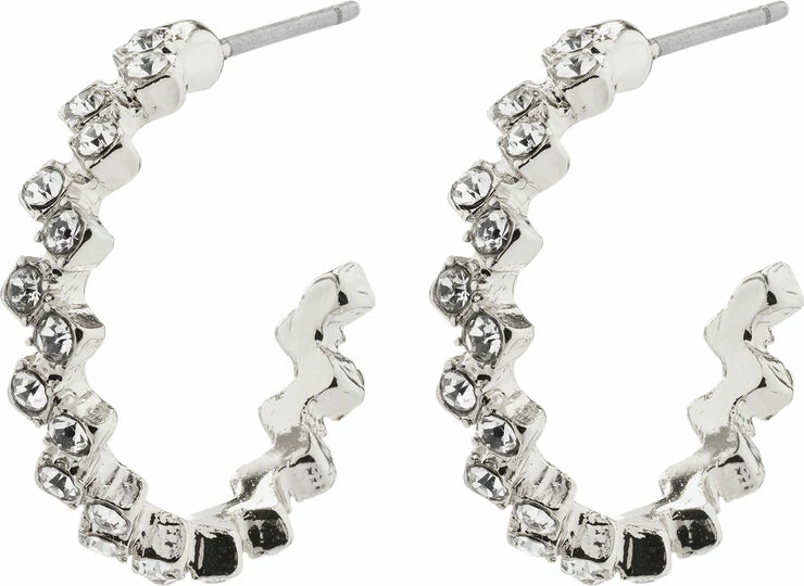 Pilgrim Øreringe : Jolene : Sølvbelagt : Kr