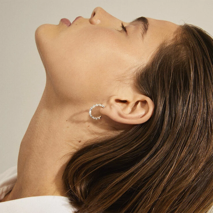 Pilgrim Øreringe : Jolene : Sølvbelagt : Kr - Billede 2