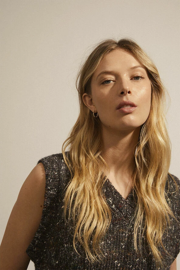 Pilgrim SOLIDARITY Recycled Medium Bubbles Hoop Earrings Gold-plated - Billede 2